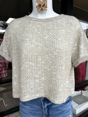 SADIE AND SAGE Women's Top Sadie And Sage Billie Short Sleeve Knit Top