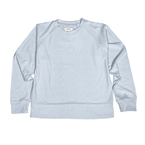 SOUTHERN FRIED COTTON Women's Sweatshirt CHAMBRAY / S 1 - take pics yellow - Southern Fried Cotton Cross Terry shirt-Chambray Vacay All Day SFBRW049C