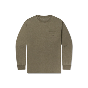 SOUTHERN MARSH COLLECTION Men's Tees Southern Marsh SEAWASH™ Tee - Rut- Long Sleeve