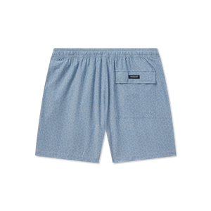 SOUTHERN MARSH COLLECTION Mens Shorts Southern Marsh Harbor Stretch Lined Seawash Trunk - Oysters & Lemons