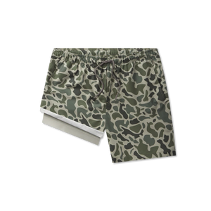 SOUTHERN MARSH COLLECTION Mens Shorts Southern Marsh La Costa Lined Swim Trunk - Camo