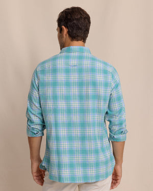 SOUTHERN TIDE Men's Sport Shirt Southern Tide Ashborough Plaid Brushed Twill Sport Shirt