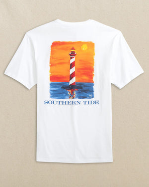 SOUTHERN TIDE Men's Tees Southern Tide Lighthouse Short Sleeve T-Shirt
