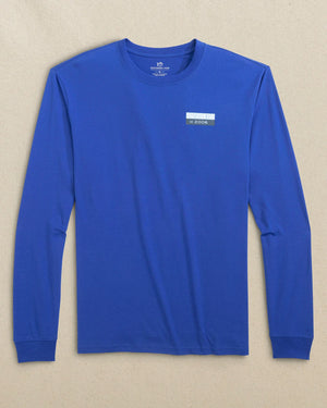 SOUTHERN TIDE Men's Tees Southern Tide Marina Boats Long Sleeve T-Shirt