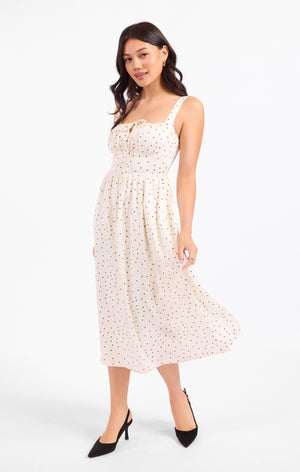 Sadie And Sage Letters Home Polka Dot Midi Dress
