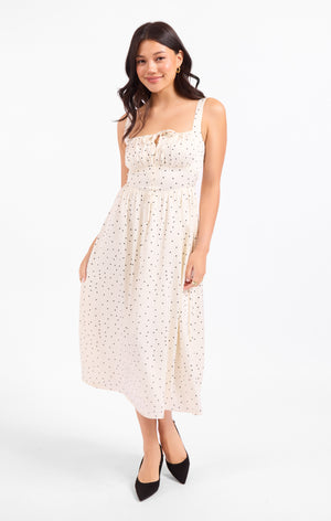 Sadie And Sage Letters Home Polka Dot Midi Dress
