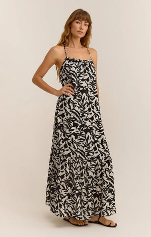 Z SUPPLY Women's Dresses Z Supply Cocktail Hour Leaf Midi Dress || David's Clothing