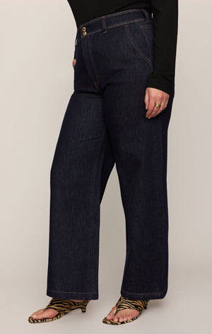 Z SUPPLY Women's Jeans Z Supply The Atelier High-Rise Trouser Denim