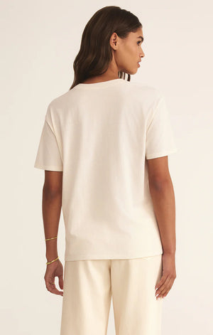 Z SUPPLY Women's Top Z Supply Cocktails Boyfriend Tee || David's Clothing