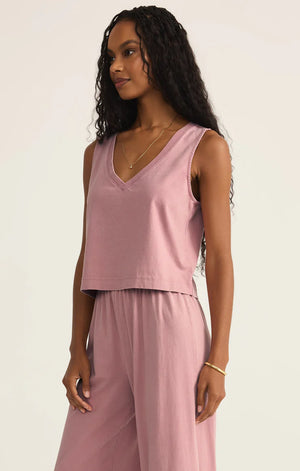 Z SUPPLY Women's Top Z Supply Sloane V-Neck Top || David's Clothing