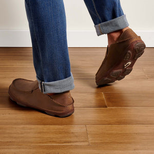 OLUKAI Men's Shoes Olukai Moloa Leather Slip On || David's Clothing