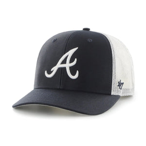 47 BRAND Men's Hats NAVY Atlanta Braves Camo '47 Trucker || David's Clothing TRUKR01CTPNY