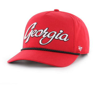 47 BRAND Men's Hats RED Georgia Bulldogs Overhand '47 Hitch OVHDH17GWPRD