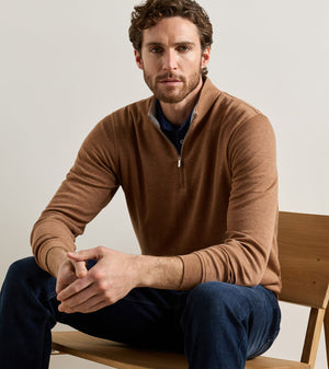 Peter Millar Crown Comfort Quarter-Zip Pullover