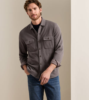 Peter Millar Ridgeline Knit Shirt Jacket