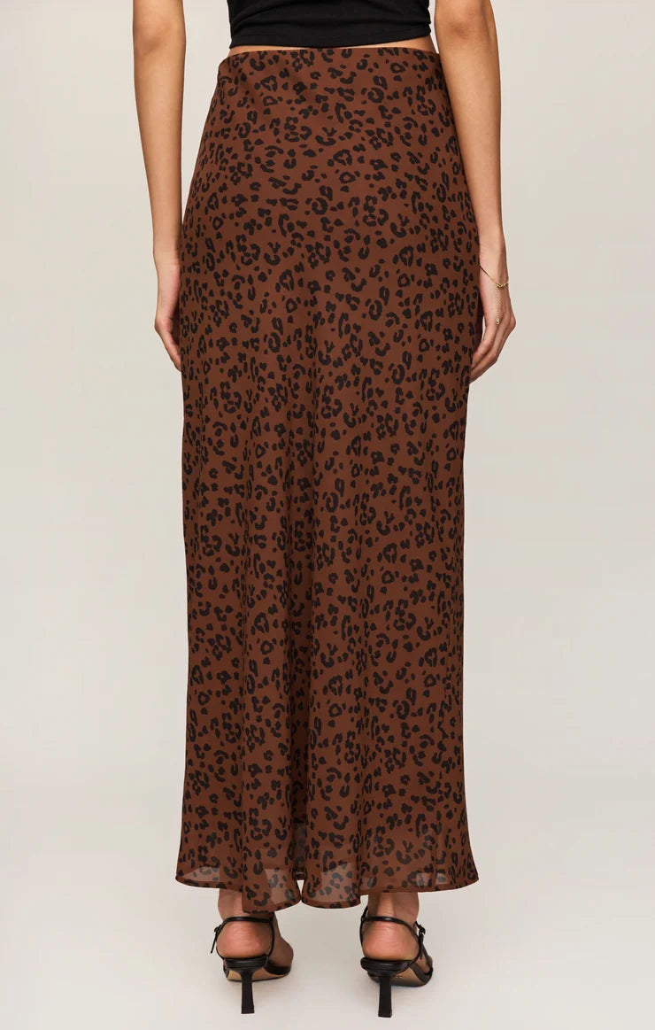Z Supply Europa Leopard Maxi Skirt