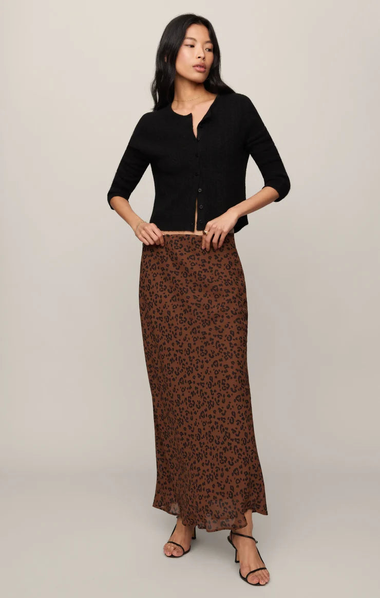 Z Supply Europa Leopard Maxi Skirt