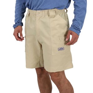 AFTCO MFG 14-Men's Activewear Aftco Original Fishing Shorts Long - Khaki || David's Clothing