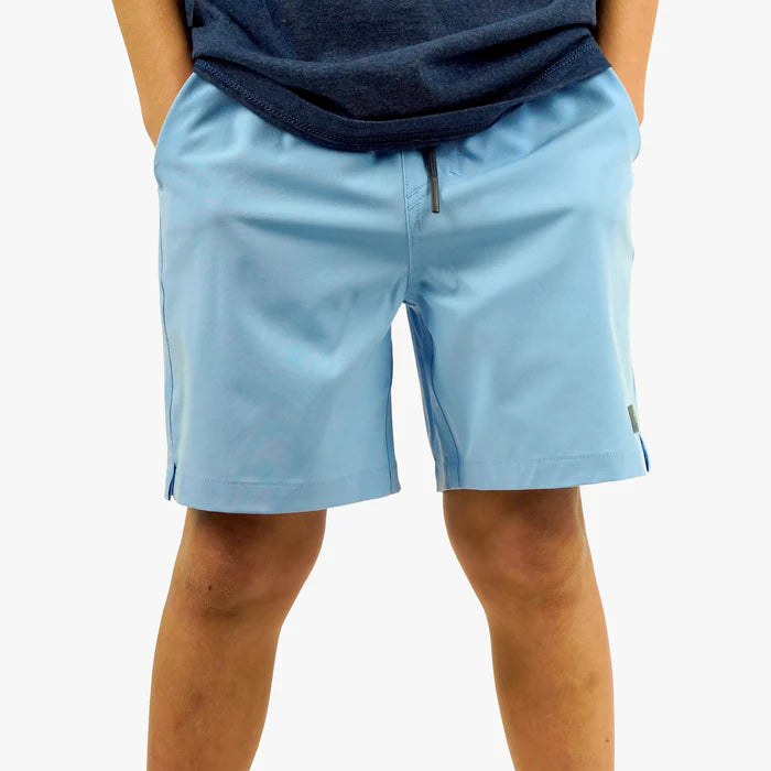 AFTCO MFG Boys Clothes AIRY BLUE / XS Aftco Strike Swim Shorts || David's Clothing B234AIRB