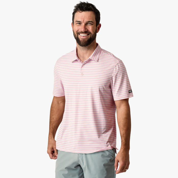 AFTCO MFG Men's Polo Aftco Link SS Performance Polo Shirt