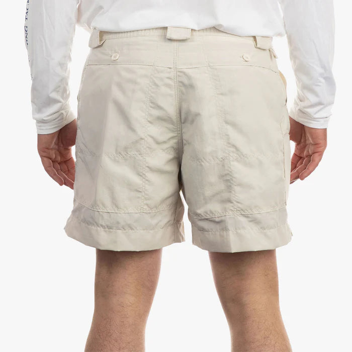 AFTCO MFG Men's Shorts Aftco Men's Original Fishing Shorts  6"- Natural || David's Clothing