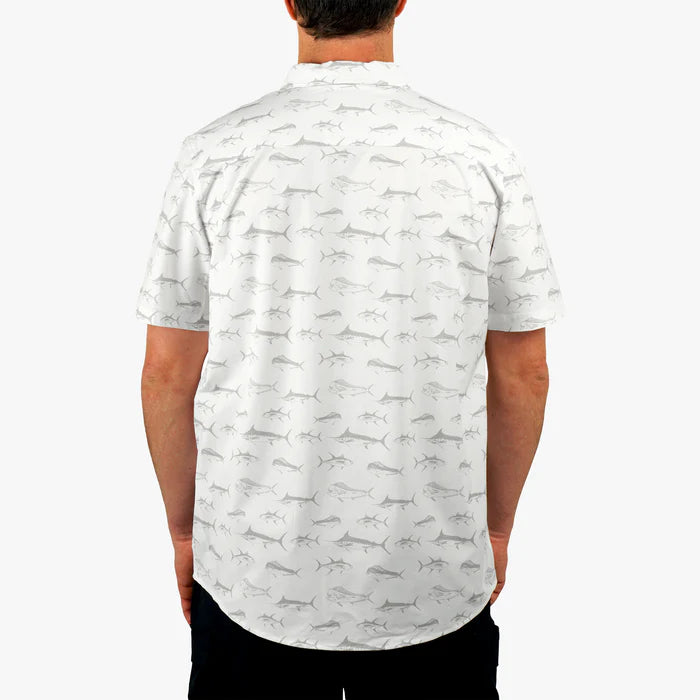 AFTCO MFG Men's Sport Shirt Aftco Boatbar SS Button Down Shirt