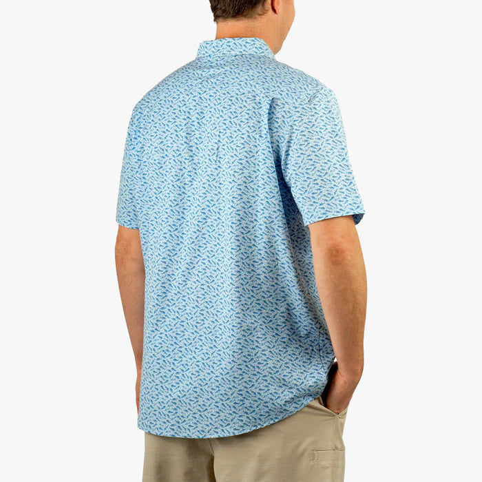 AFTCO MFG Men's Sport Shirt Aftco Boatbar SS Button Down Shirt