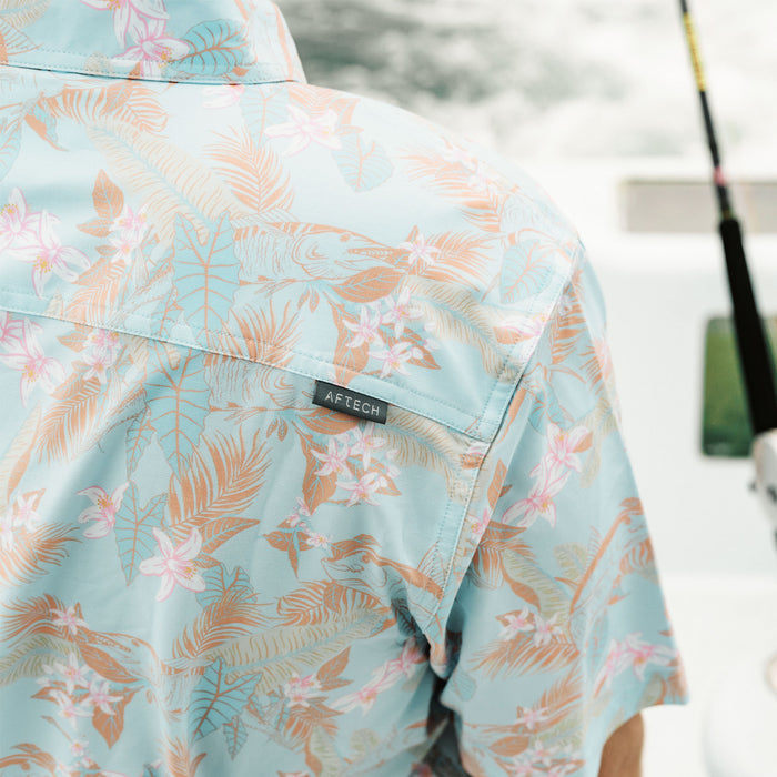 AFTCO MFG Men's Sport Shirt Aftco Boatbar SS Button Down Shirt