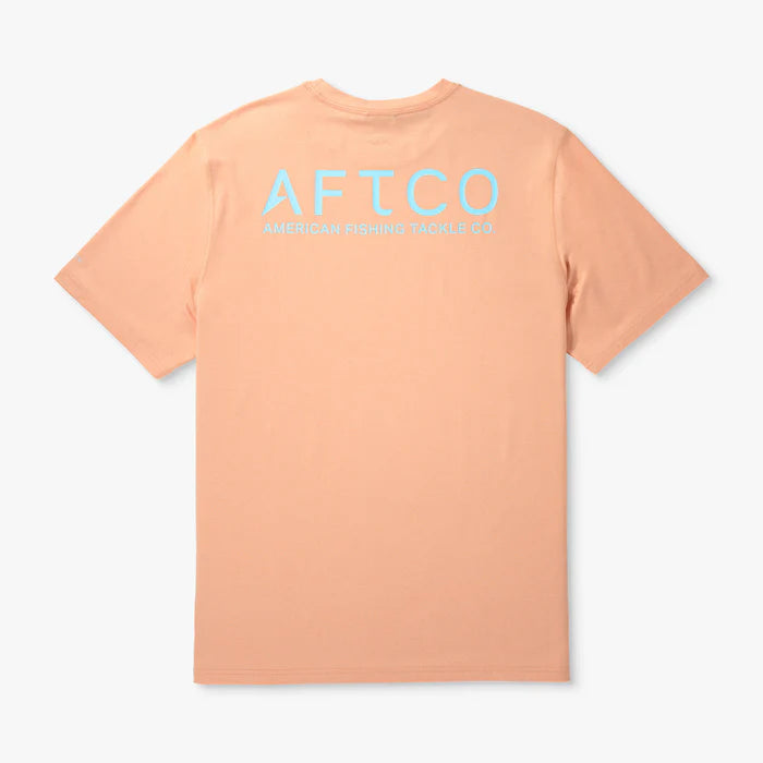 AFTCO MFG Men's Tees CORAL SANDS HEATHER / S Aftco Samurai SS Performance Shirt M60126CLSH