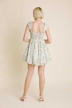 AUREUM Women's Dresses Ruched Bubble Mini Dress || David's Clothing