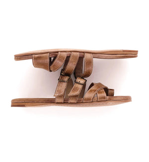 BED STU Women's Shoes Bed Stu Women's Hilda Strappy Leather Slide || David's Clothing