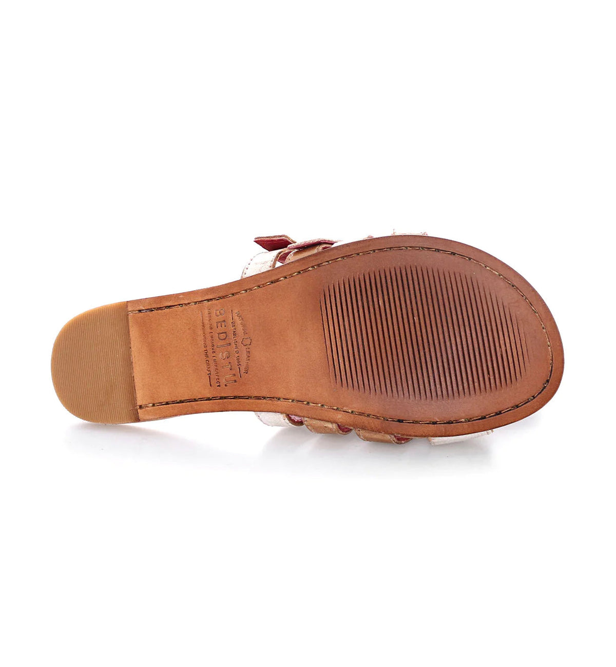 BED STU Women's Shoes Bed Stu Women's Hilda Strappy Leather Slide || David's Clothing