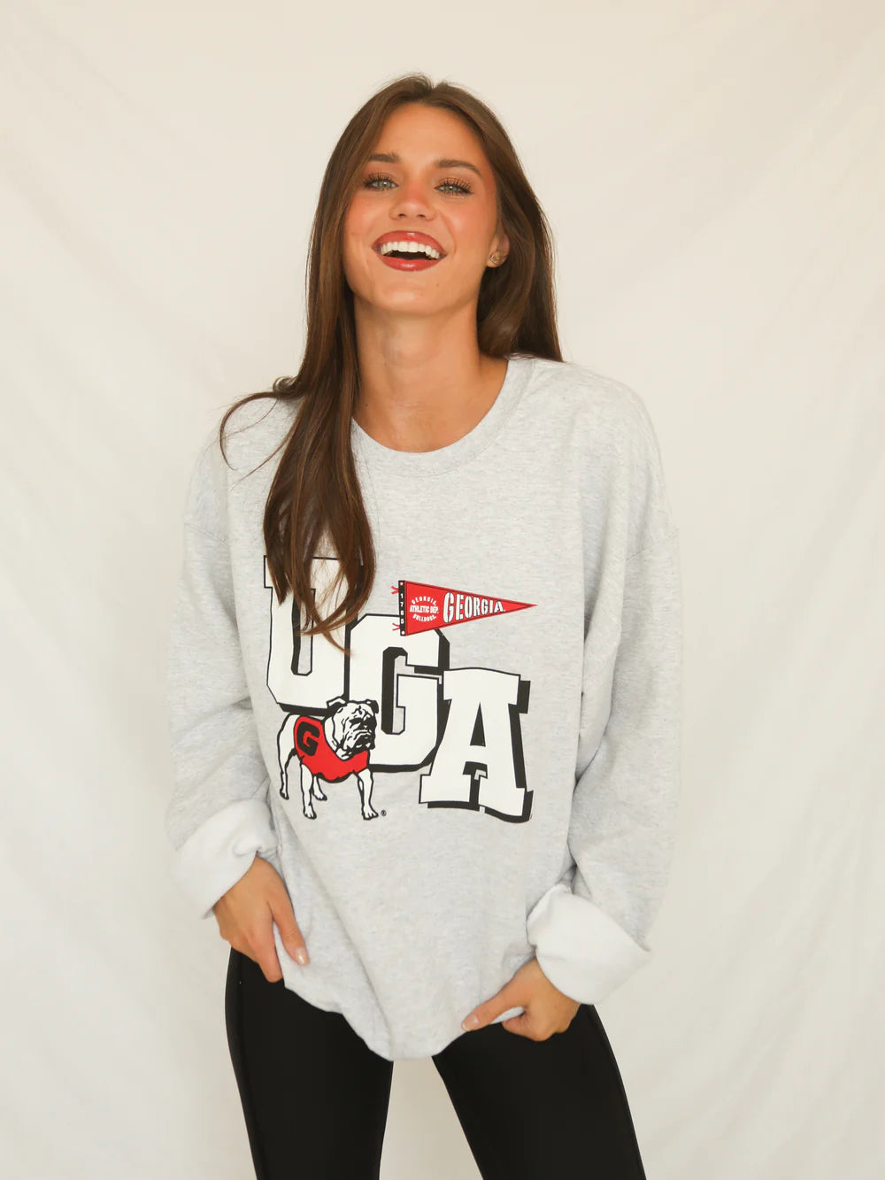 CHARLIE SOUTHERN Women's Sweatshirt Charlie Southern Ga Pennant Sweatshirt