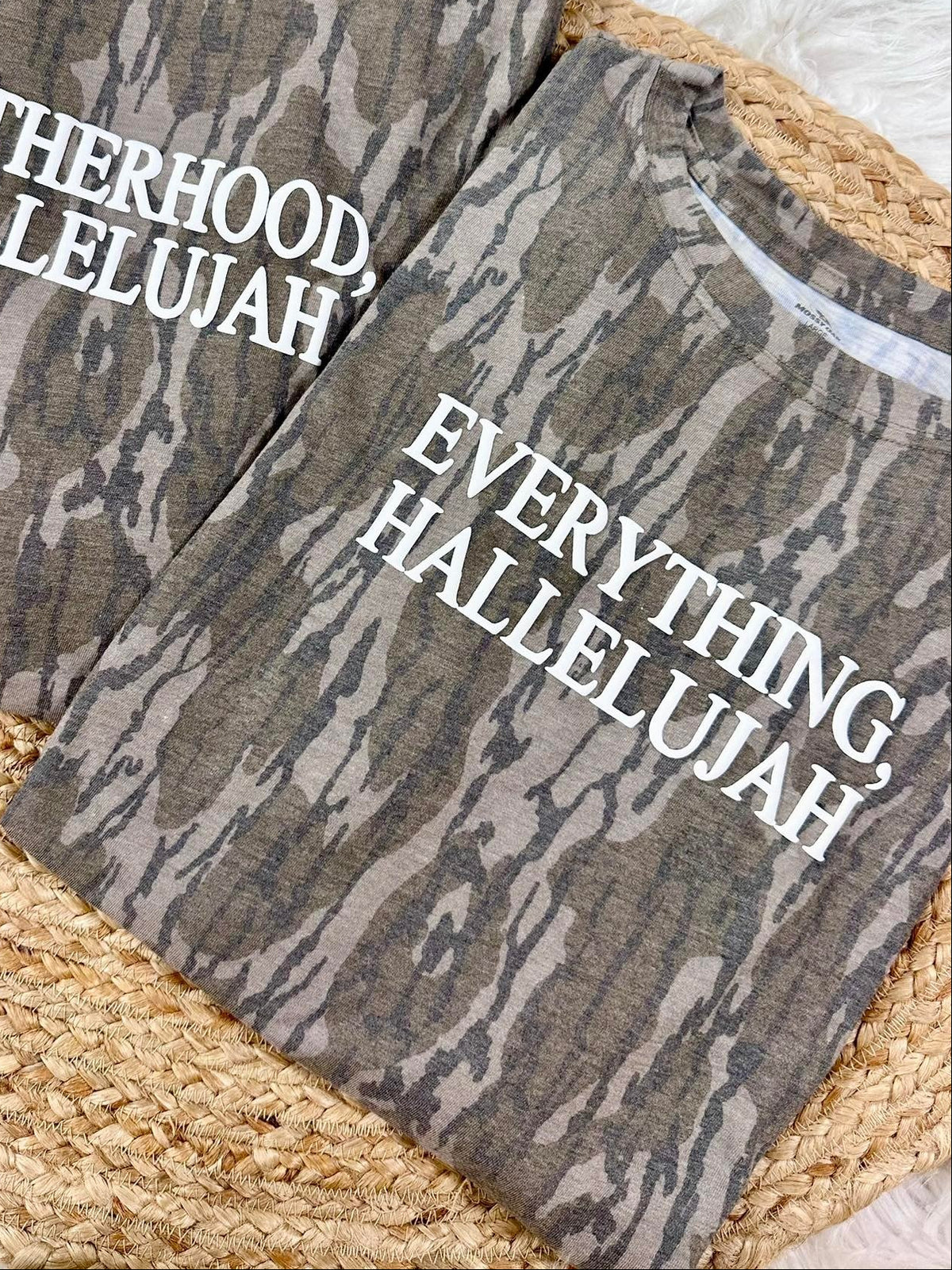 DASH FORWARD Women's Tee Everything Hallelujah Bottomland Puff Tee