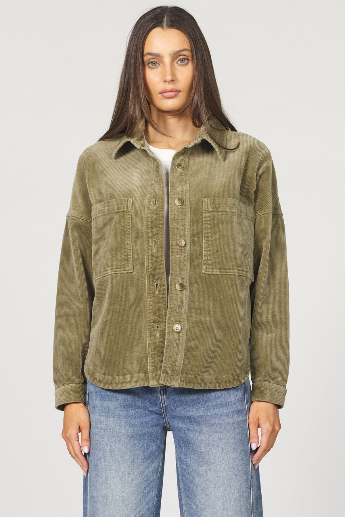 DEAR JOHN DENIM Women Jackets Dear John Button Front Collared Oversized Fit