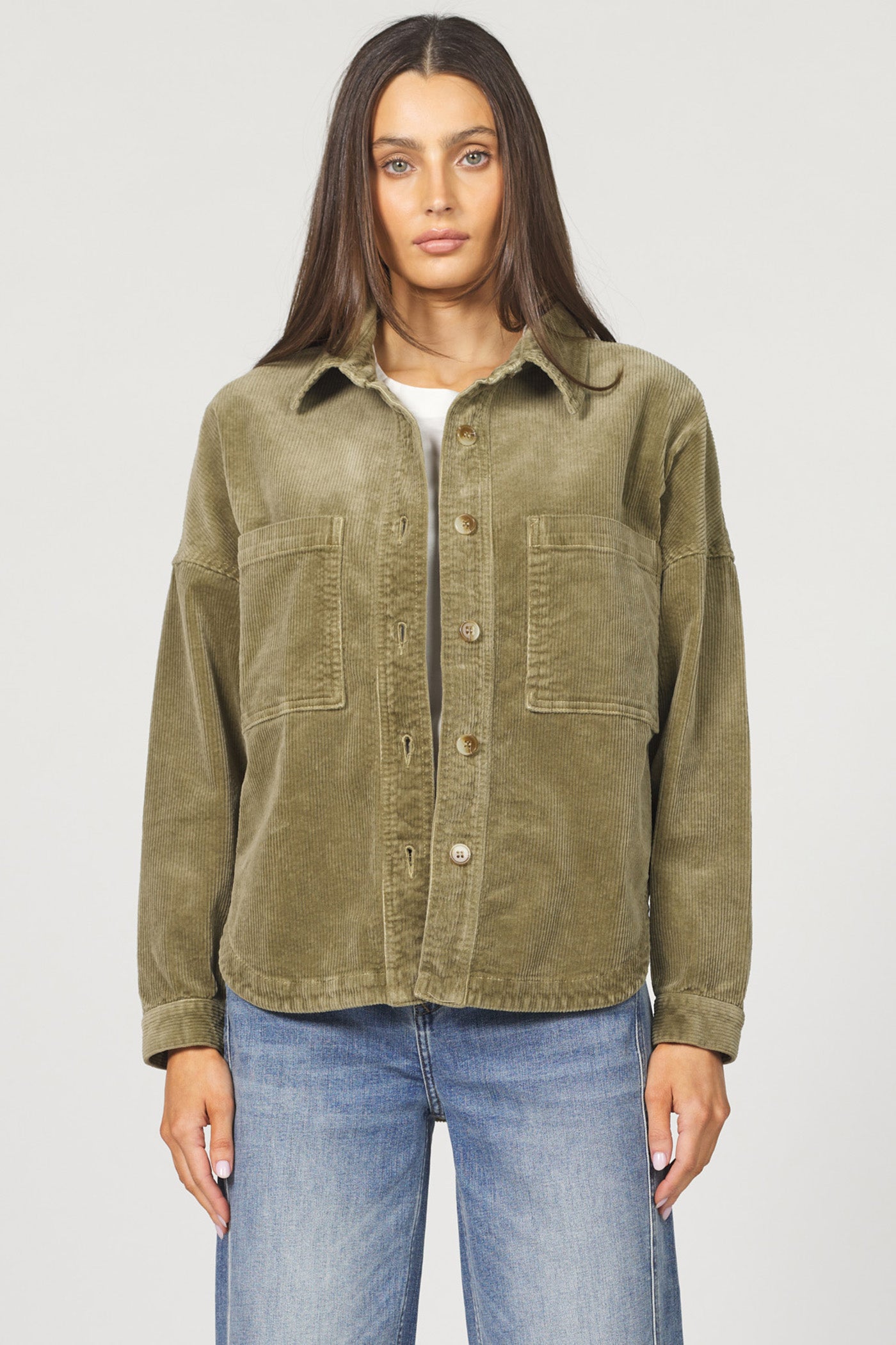 DEAR JOHN DENIM Women Jackets Dear John Button Front Collared Oversized Fit
