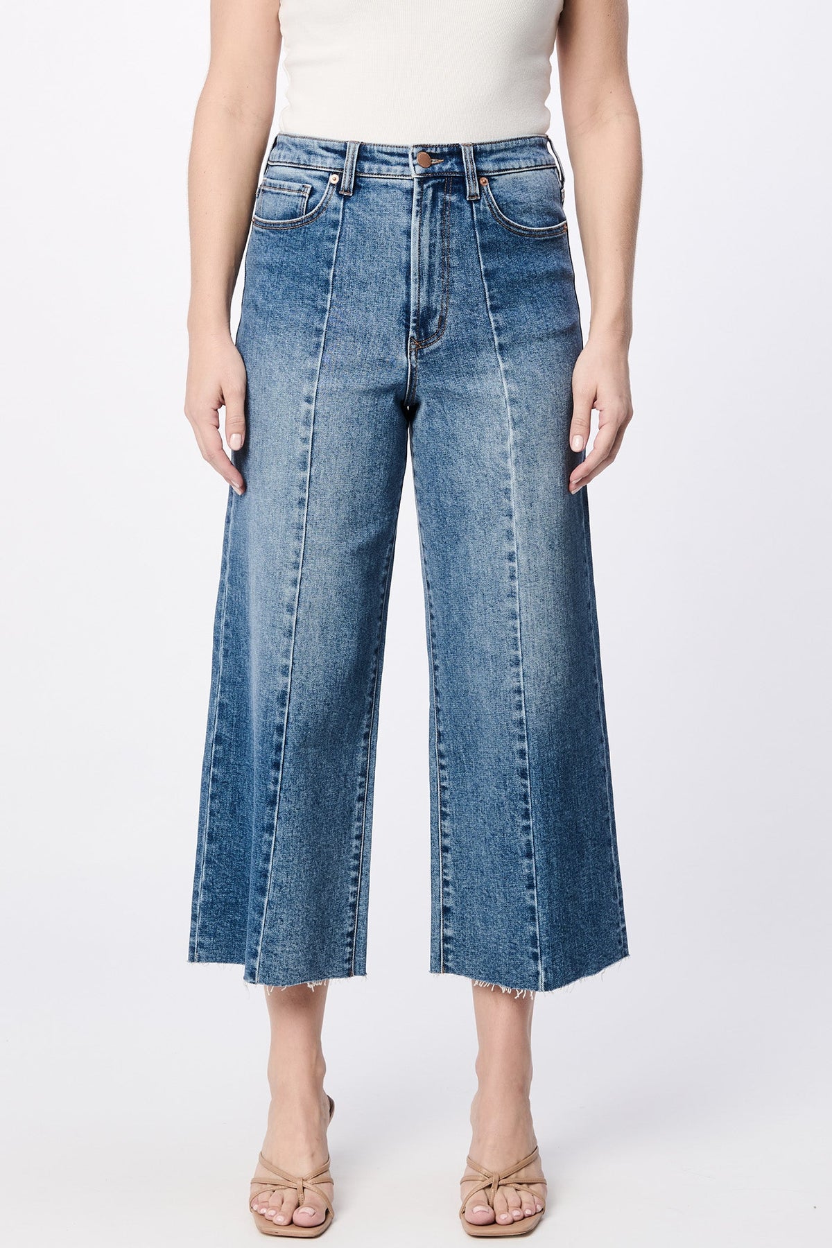 DEAR JOHN DENIM Women's Jeans Dear John Audrey High Rise Drop Clean Hem || David's Clothing