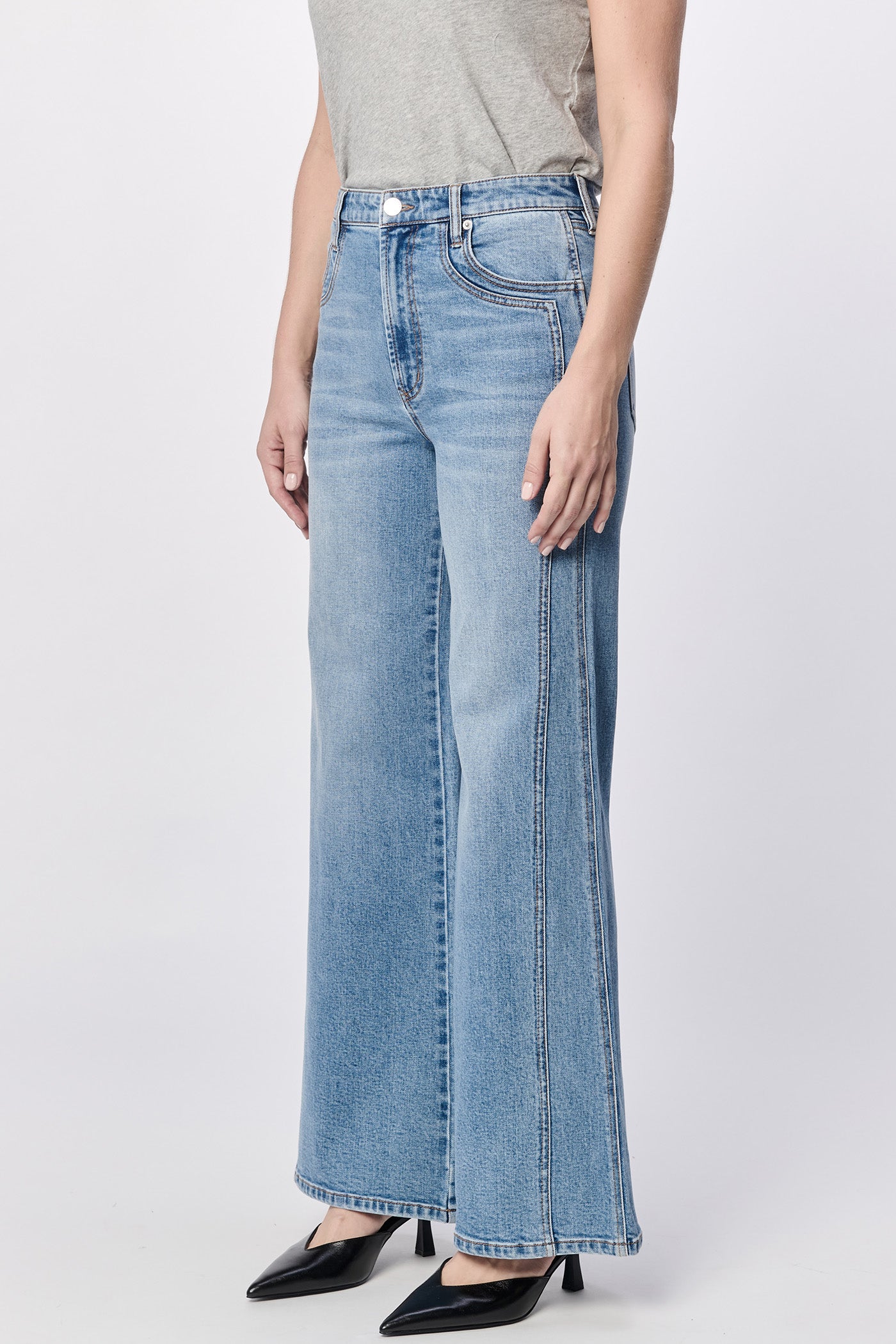 DEAR JOHN DENIM Women's Jeans Dear John Fiona High Rise Full Cut Off Hem || David's Clothing