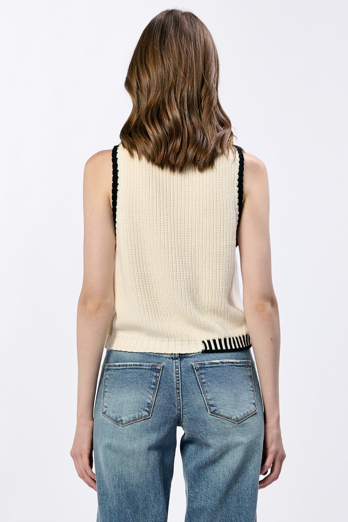 DEAR JOHN DENIM Women's Sweaters Dear John Birna Sweater Tank || David's Clothing