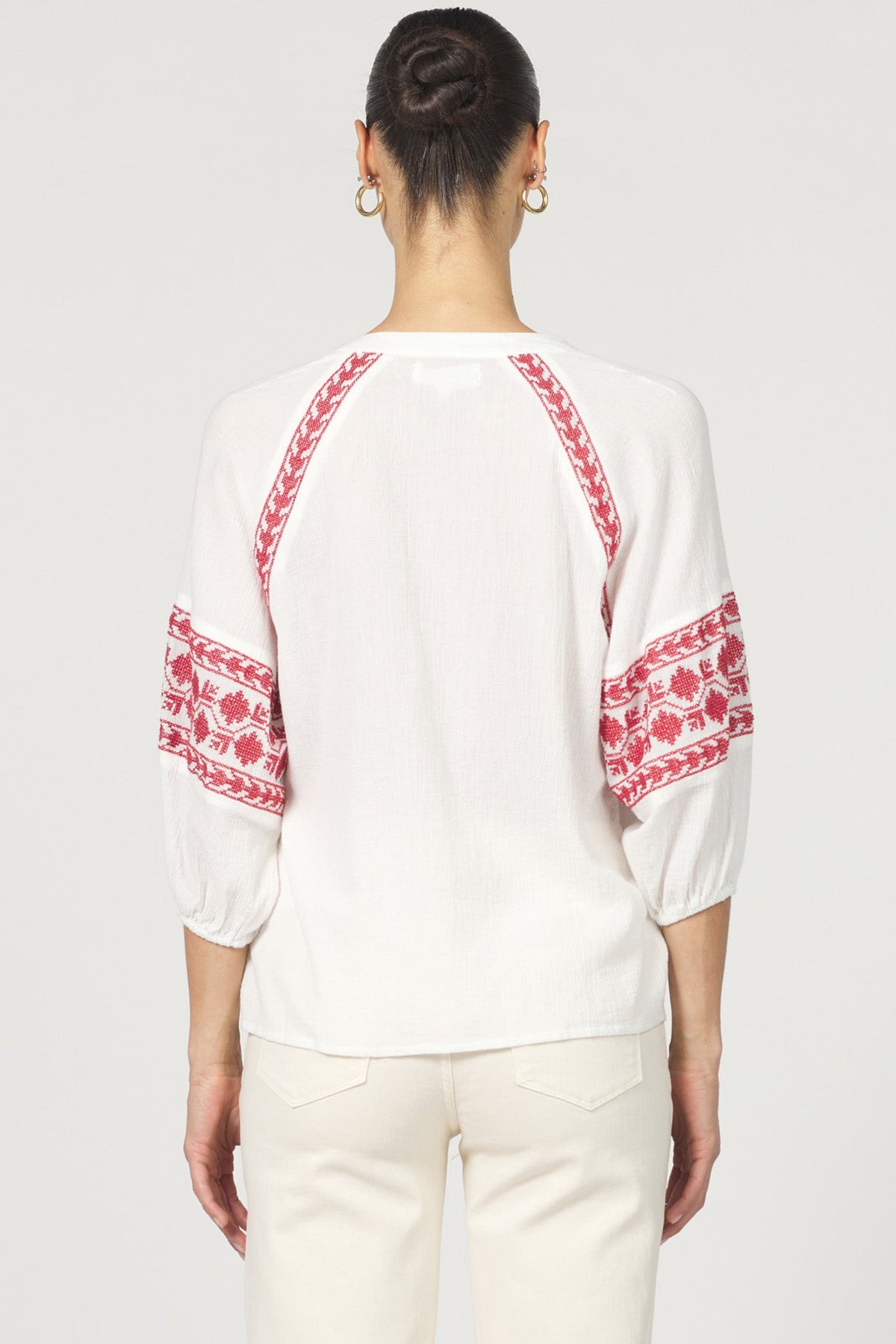 DEAR JOHN DENIM Women's Top Dear John Alyssa Button-Up Sleeveless Raglan Sleeve