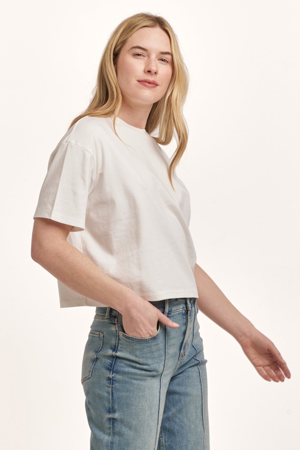 DEAR JOHN DENIM Women's Top Dear John Maddox Boyfriend Jersey Top || David's Clothing