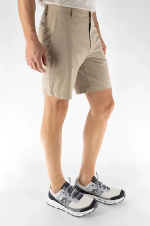 DEVIL DOG Mens Shorts Devil Dog Hybrid Short 8" - Sand || David's Clothing