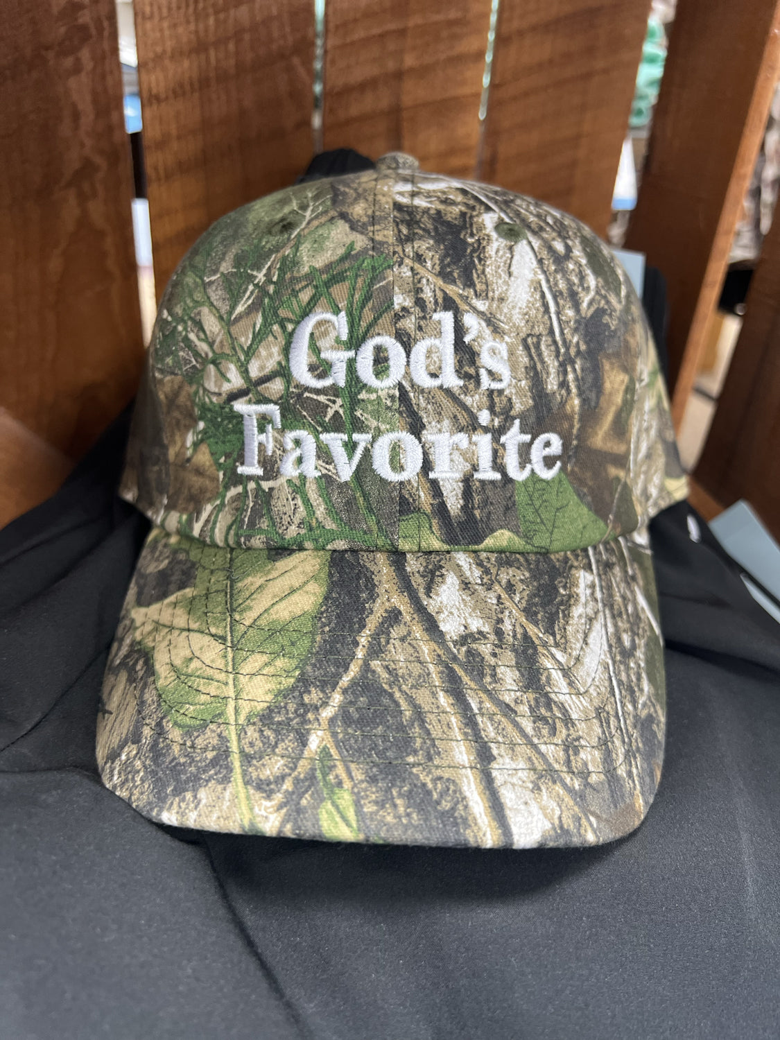 DISTRESSED VINTAGE DESIGNS Women's Hat CAMO / - Distressed Vintage Gods Favorite Hat || David's Clothing GODSFAVORITE