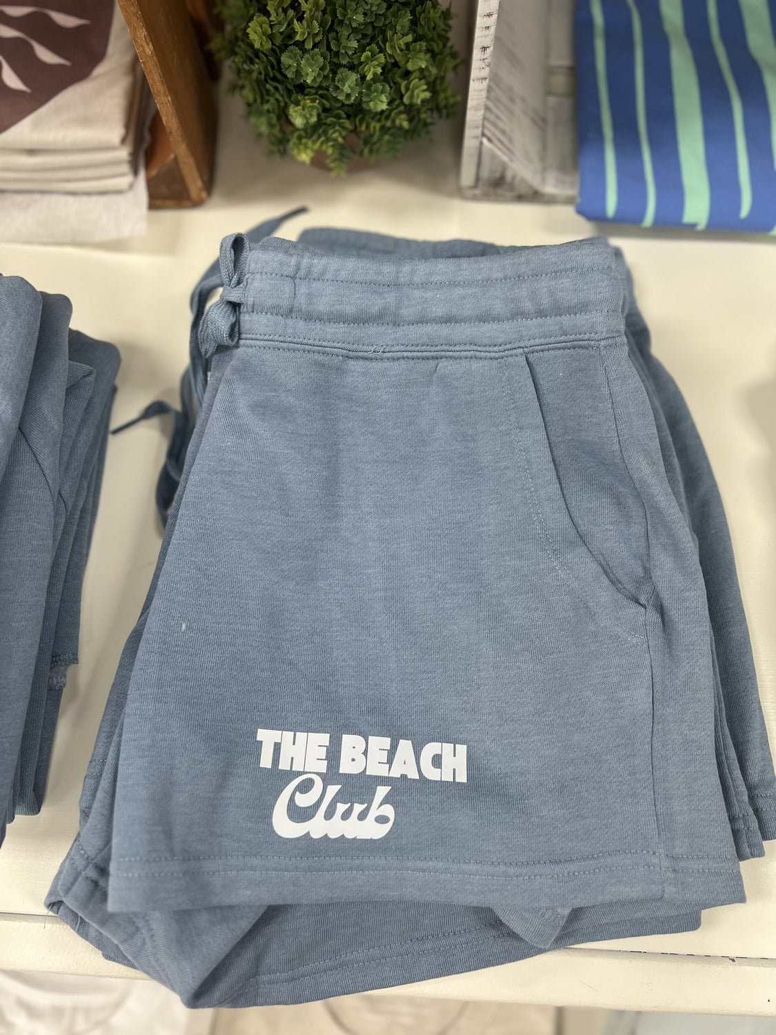 DISTRESSED VINTAGE DESIGNS Women's Shorts Distressed Vintage Beach Club Shorts || David's Clothing