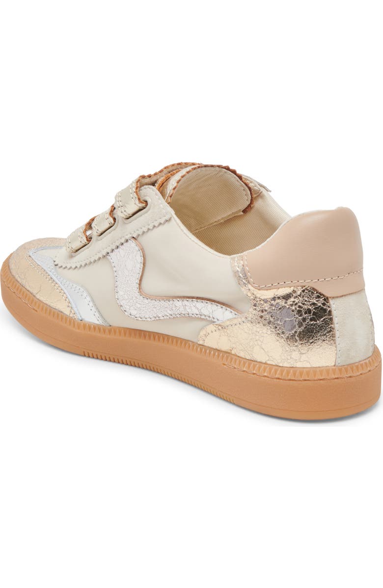 DOLCE VITA Women's Shoes Dolce Vita Notice Sneaker - Silver/Gold Distressed Leather || David's Clothing