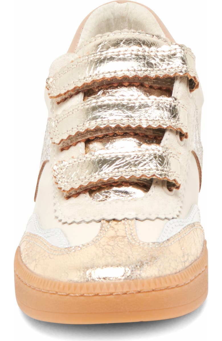 DOLCE VITA Women's Shoes Dolce Vita Notice Sneaker - Silver/Gold Distressed Leather || David's Clothing