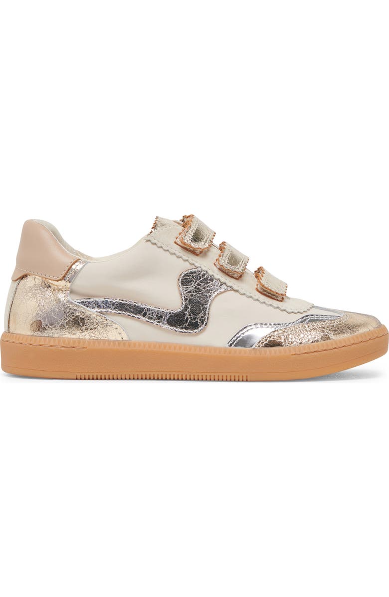 DOLCE VITA Women's Shoes Dolce Vita Notice Sneaker - Silver/Gold Distressed Leather || David's Clothing
