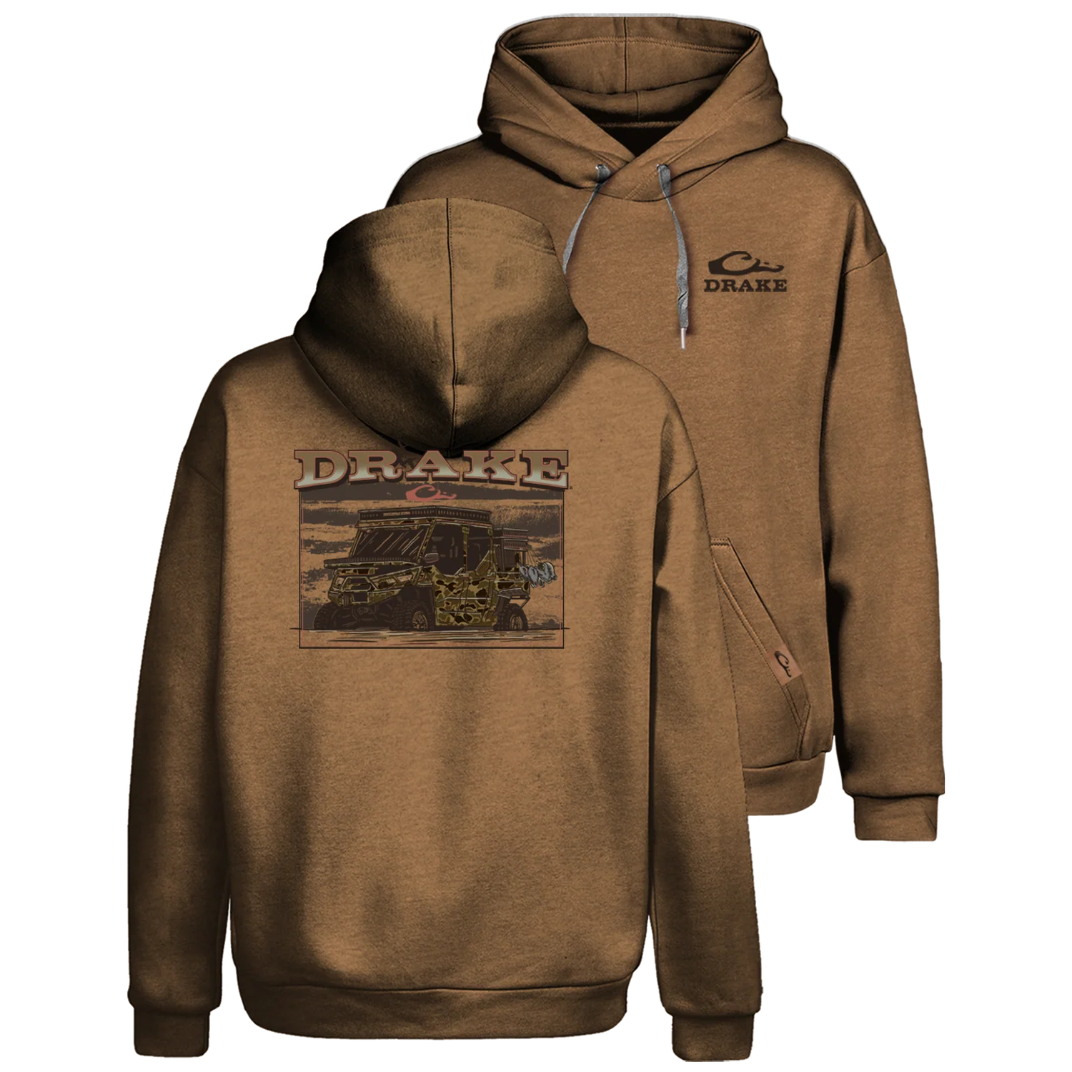 DRAKE CLOTHING CO. Men's Hoodies GOLDEN PECAN / S Drake Mud Cart Hoodie DS1656GPD