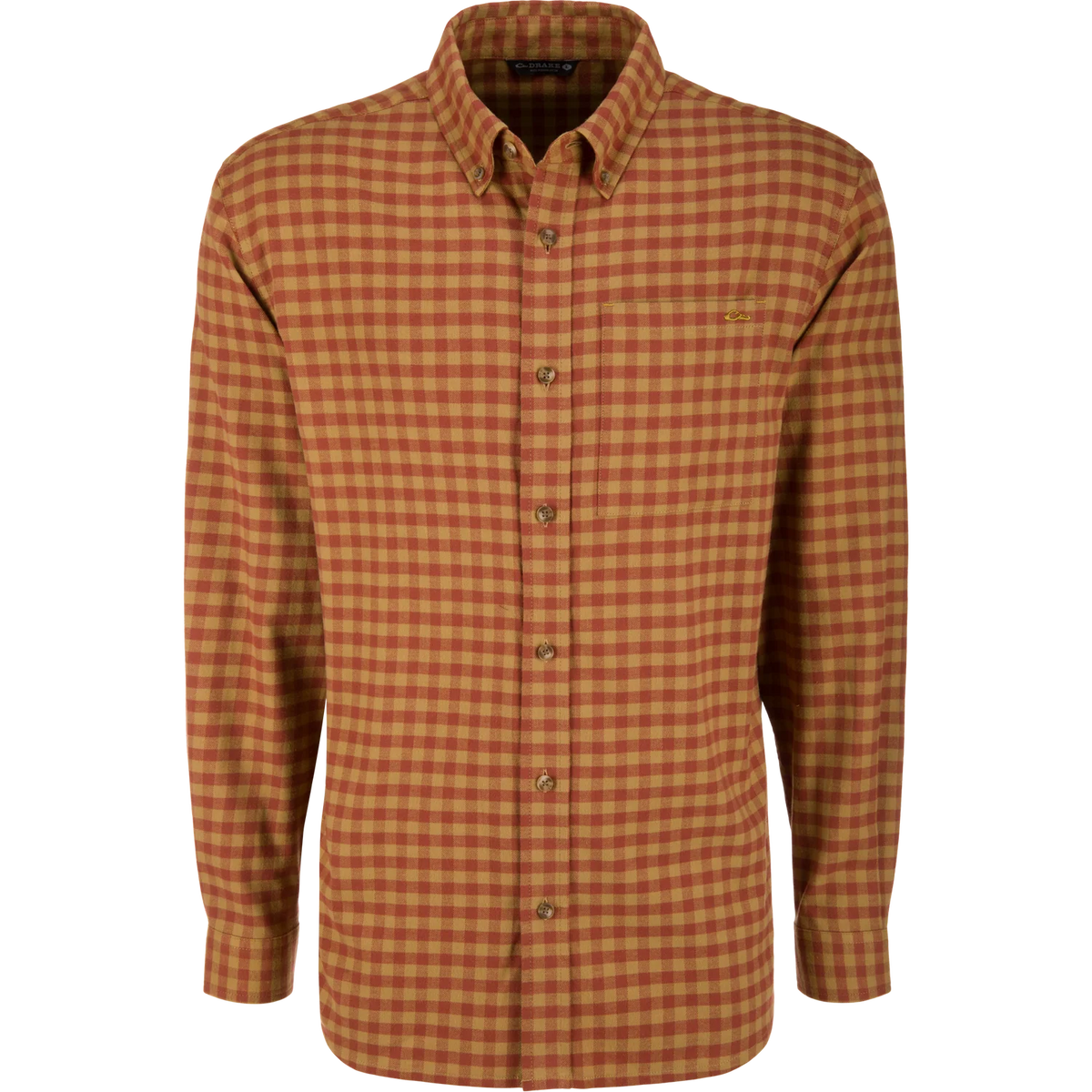 DRAKE CLOTHING CO. Men's Sport Shirt BURNT RED / S Drake Autumn Flannel Shirt DS1070BRC