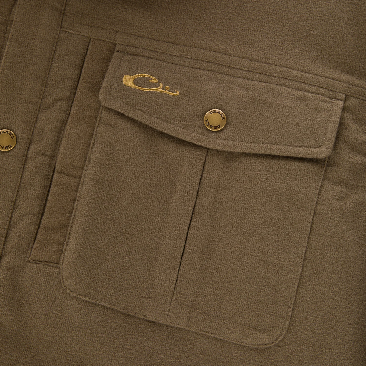 DRAKE CLOTHING CO. Men's Sport Shirt Delta Moleskin Shirt Jacket